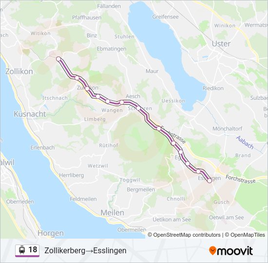 18 Light Rail Line Map