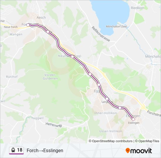 18 Light Rail Line Map
