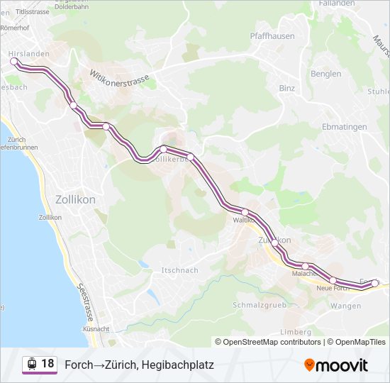 18 Light Rail Line Map