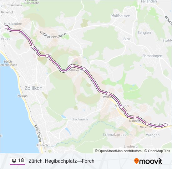 18 Light Rail Line Map