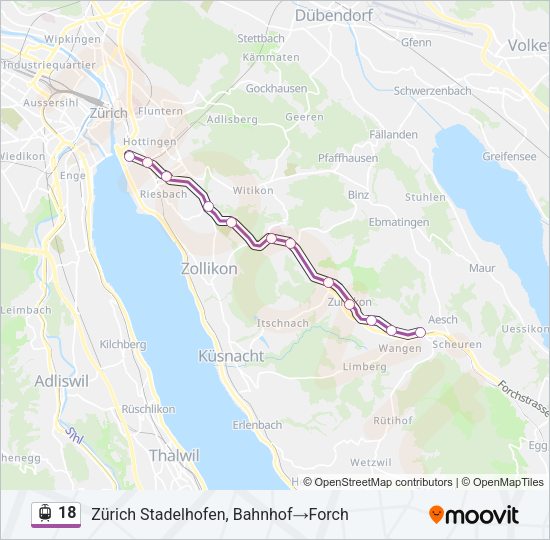 18 Light Rail Line Map