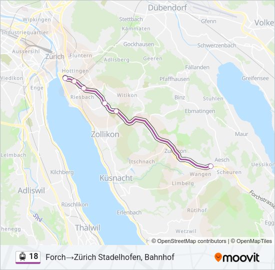 18 Light Rail Line Map