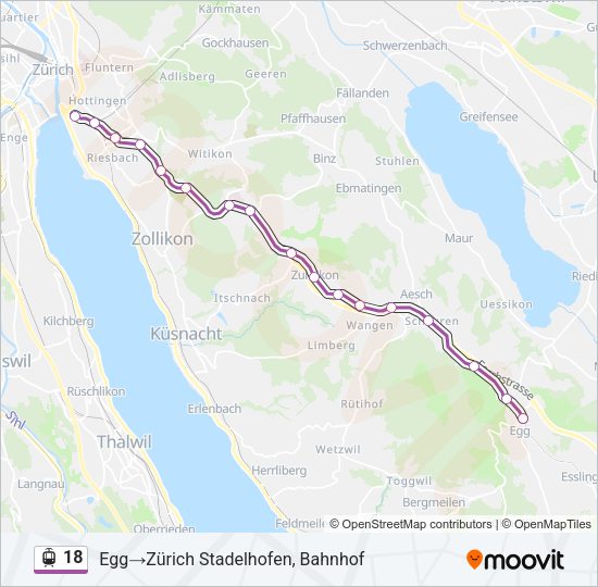 18 Light Rail Line Map
