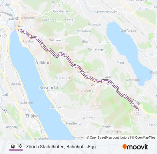 18 Light Rail Line Map