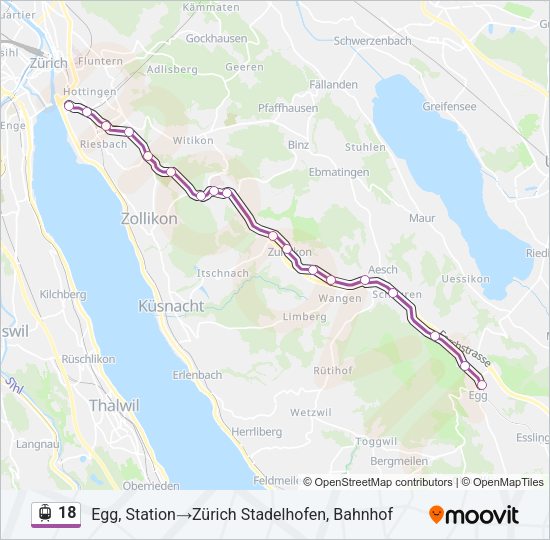 18 Light Rail Line Map