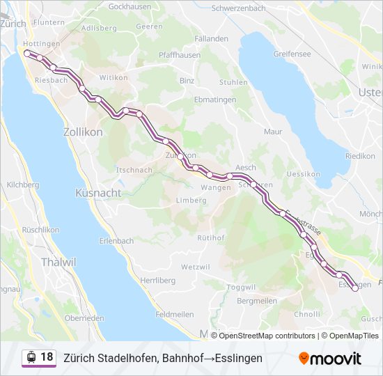 18 Light Rail Line Map