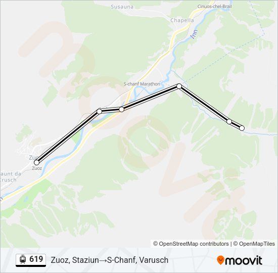 619 Light Rail Line Map