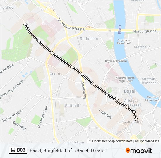 B03 Bus Line Map