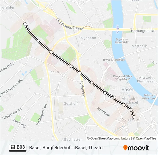 B03 Bus Line Map