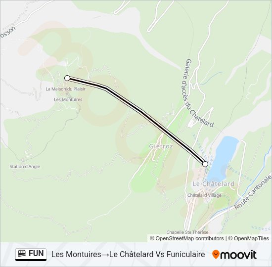 FUN Funicular Line Map