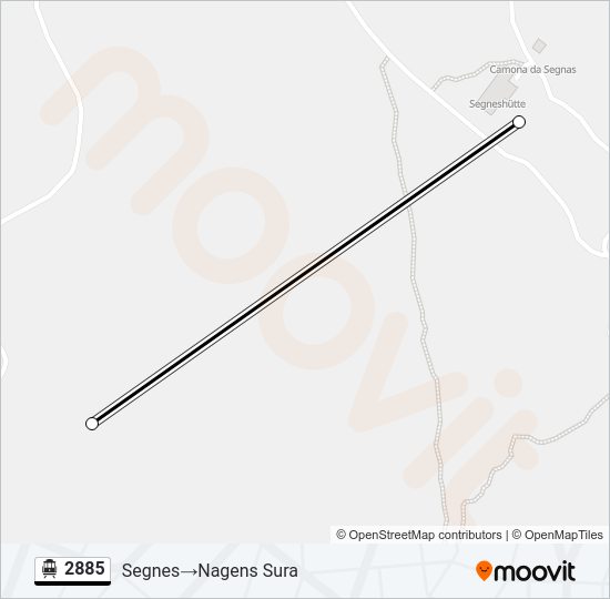 2885 Cable Car Line Map