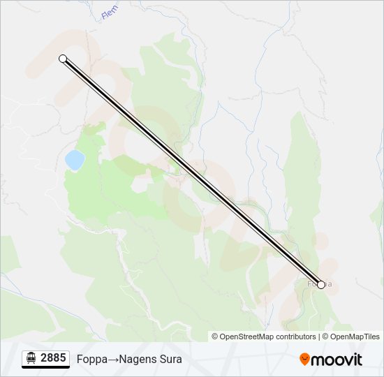 2885 Cable Car Line Map