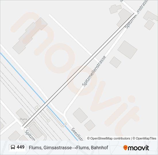 449 Bus Line Map