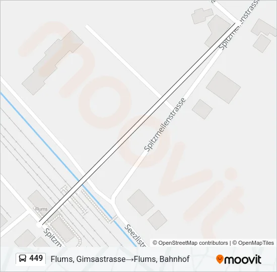 449 Bus Line Map