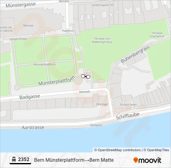 2352 Cable Car Line Map