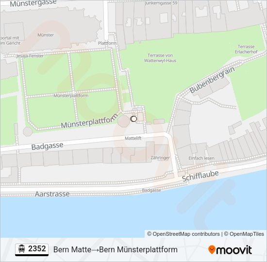 2352 Cable Car Line Map