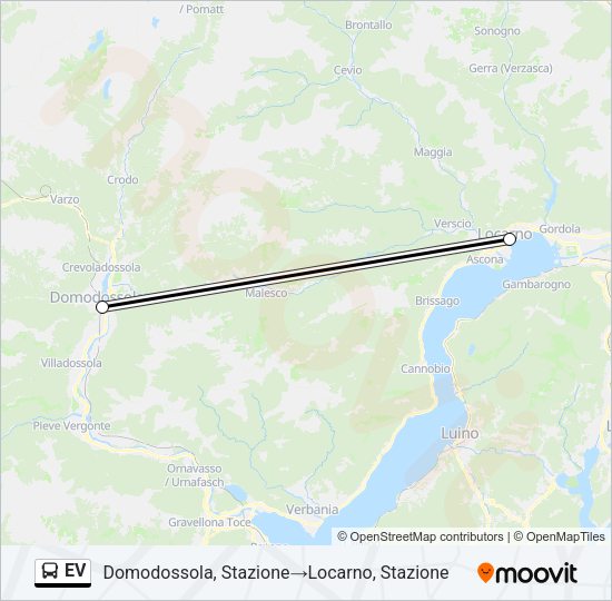 EV Bus Line Map