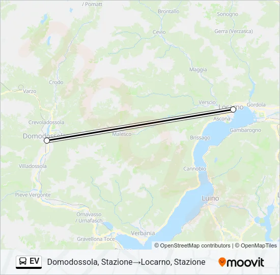 EV Bus Line Map