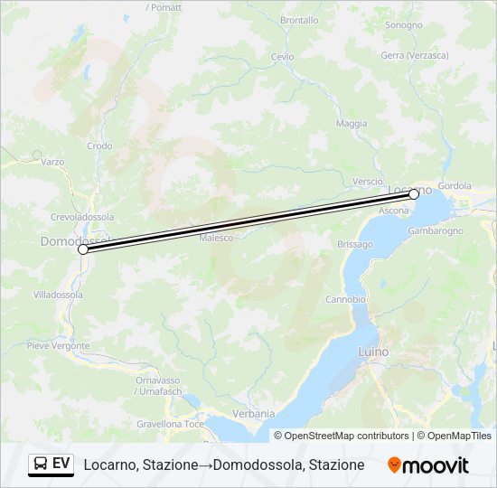 EV Bus Line Map