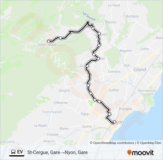EV Bus Line Map