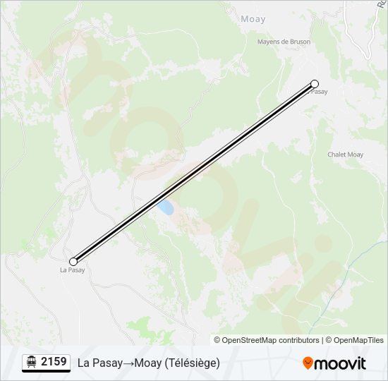 2159 Cable Car Line Map