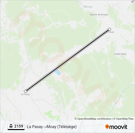 2159 Cable Car Line Map