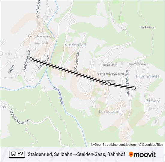 EV Bus Line Map