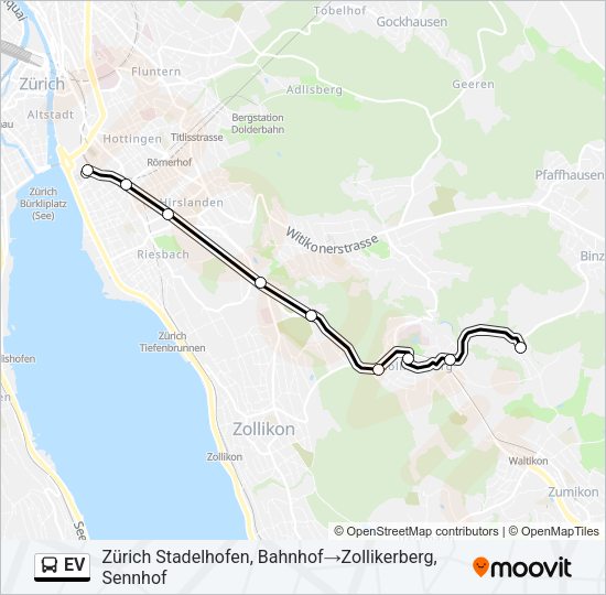 EV Bus Line Map