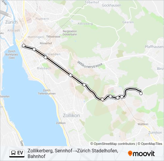 EV Bus Line Map