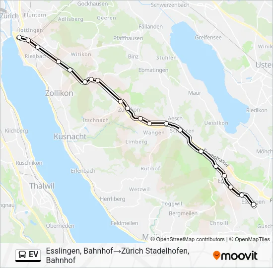 EV Bus Line Map