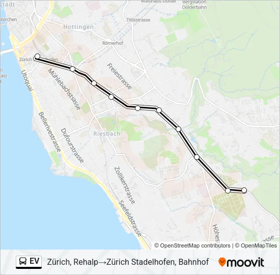 EV Bus Line Map