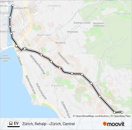 EV Bus Line Map