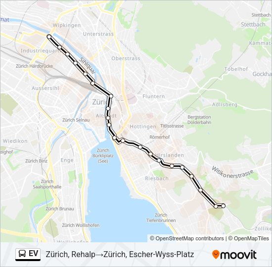 EV Bus Line Map