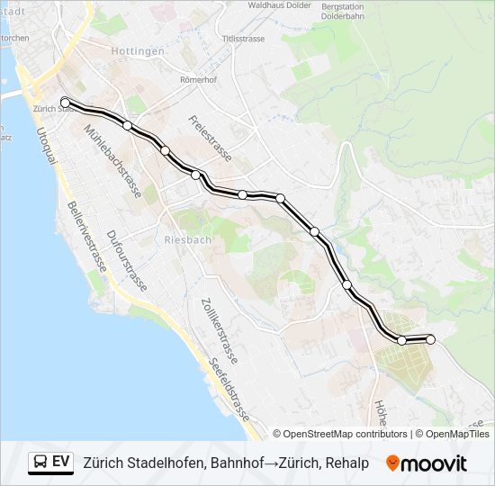 EV Bus Line Map