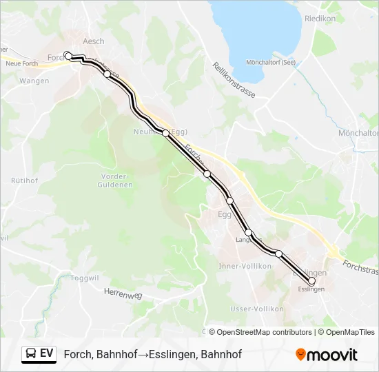 EV Bus Line Map