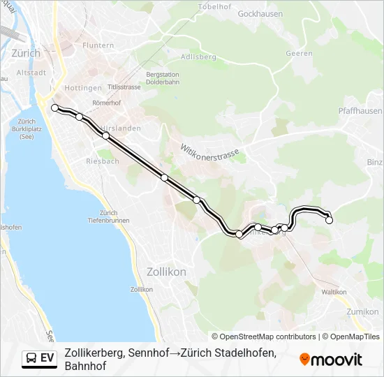 EV Bus Line Map