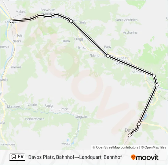 EV Bus Line Map
