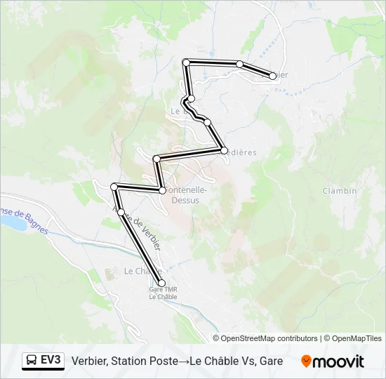 EV3 Bus Line Map