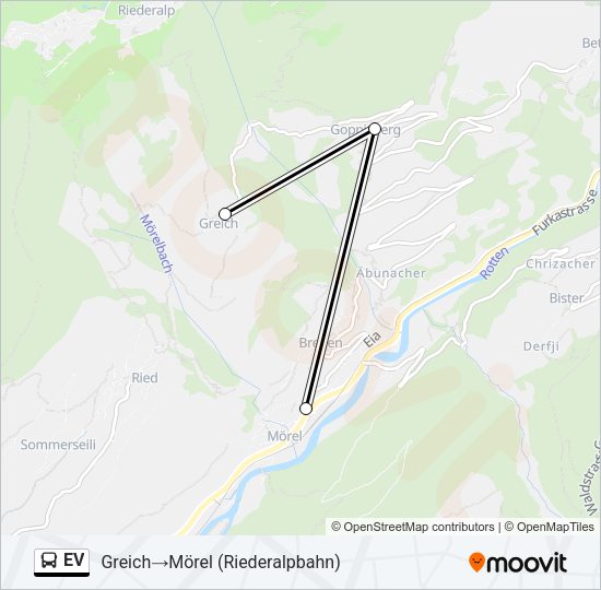 EV Bus Line Map