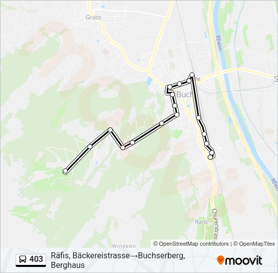 403 Bus Line Map