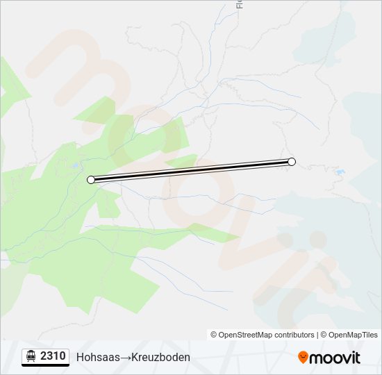 2310 Cable Car Line Map