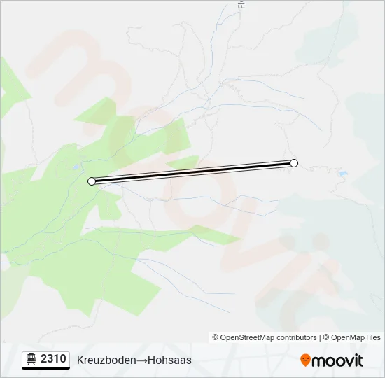 2310 Cable Car Line Map