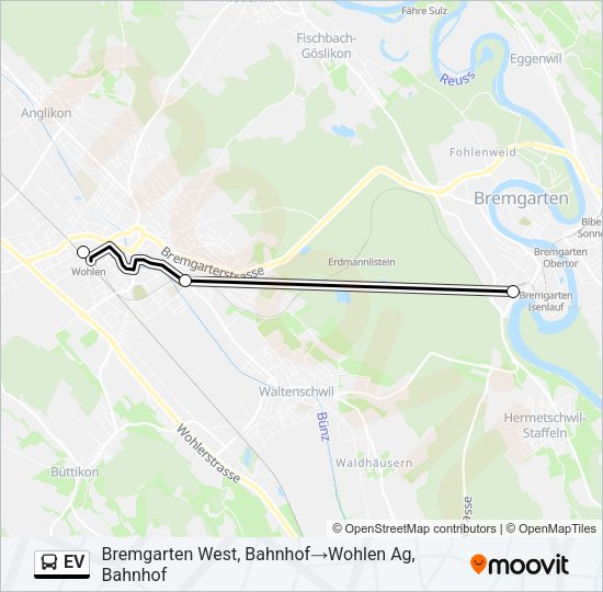 EV Bus Line Map