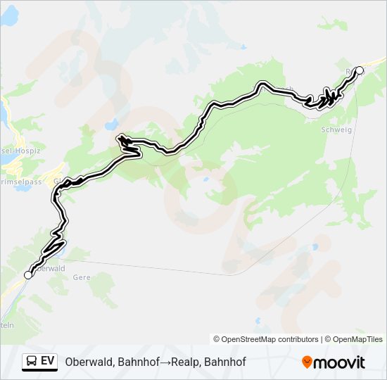 EV Bus Line Map