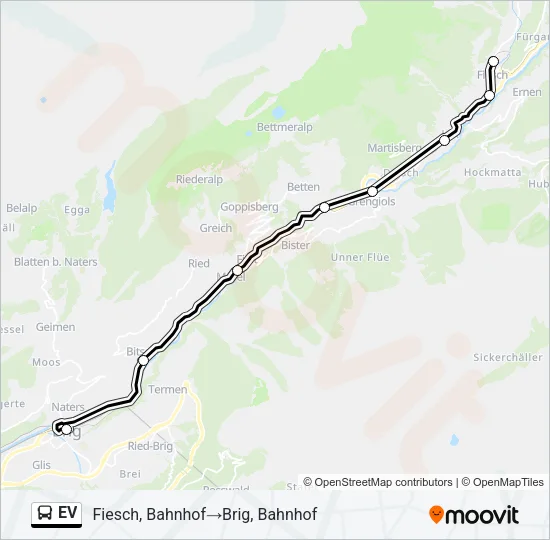 EV Bus Line Map
