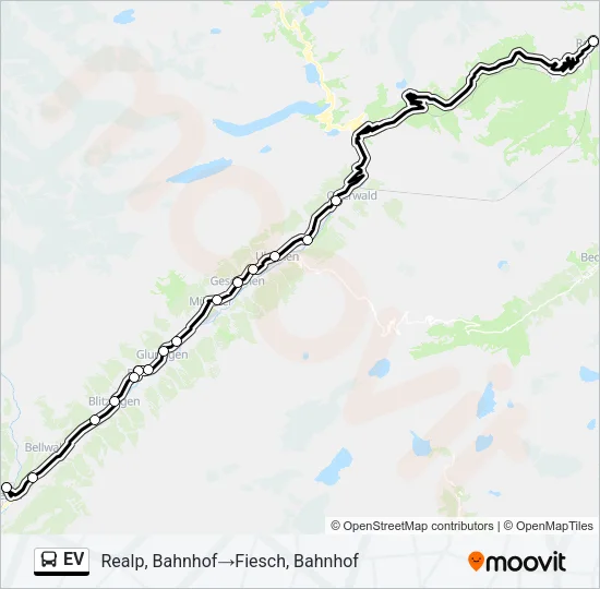 EV Bus Line Map
