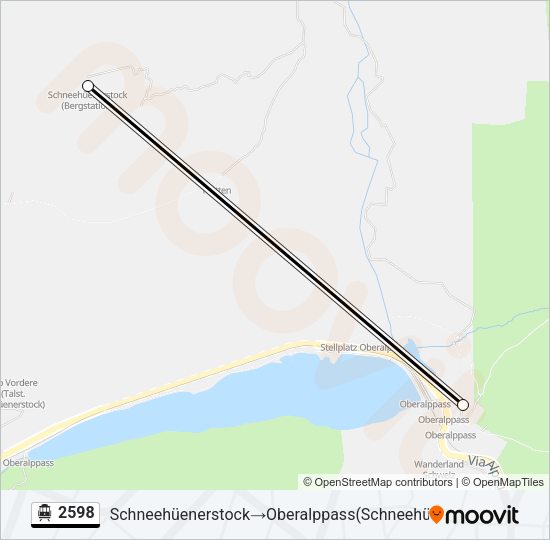 2598 Cable Car Line Map