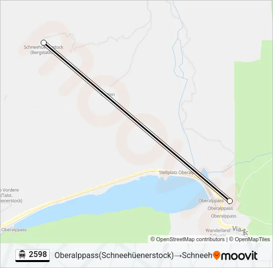 2598 Cable Car Line Map