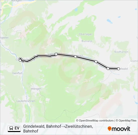 EV Bus Line Map