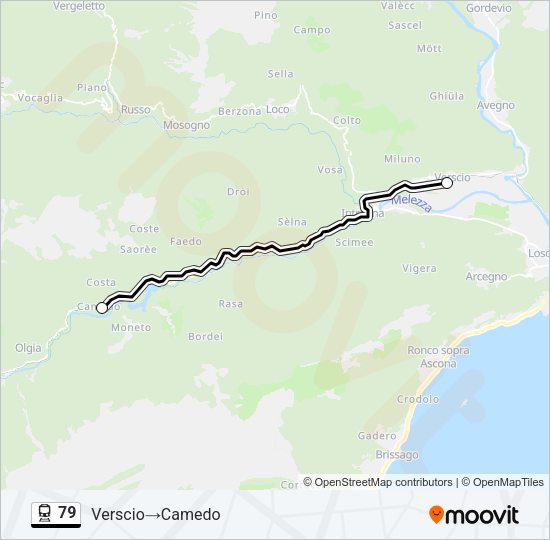 79 Train Line Map